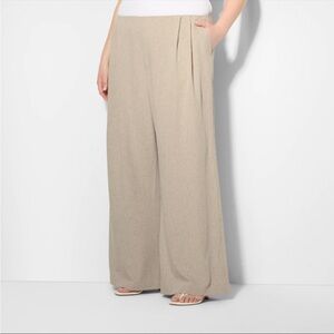 Wild Fable Beige Women’s Wide Leg Trousers size 17